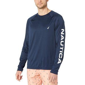 Nautica Logo Graphic Swim Shirt